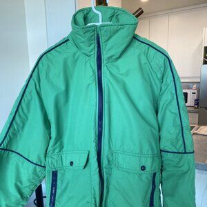 Vintage Field and Stream Light Green Bomber Jacket